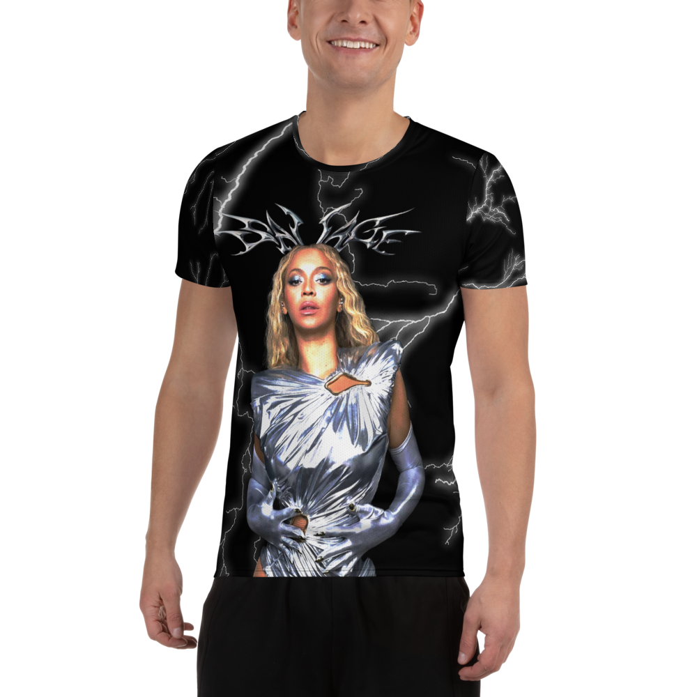 Beyoncé All-Over Print Men's Athletic T-shirt