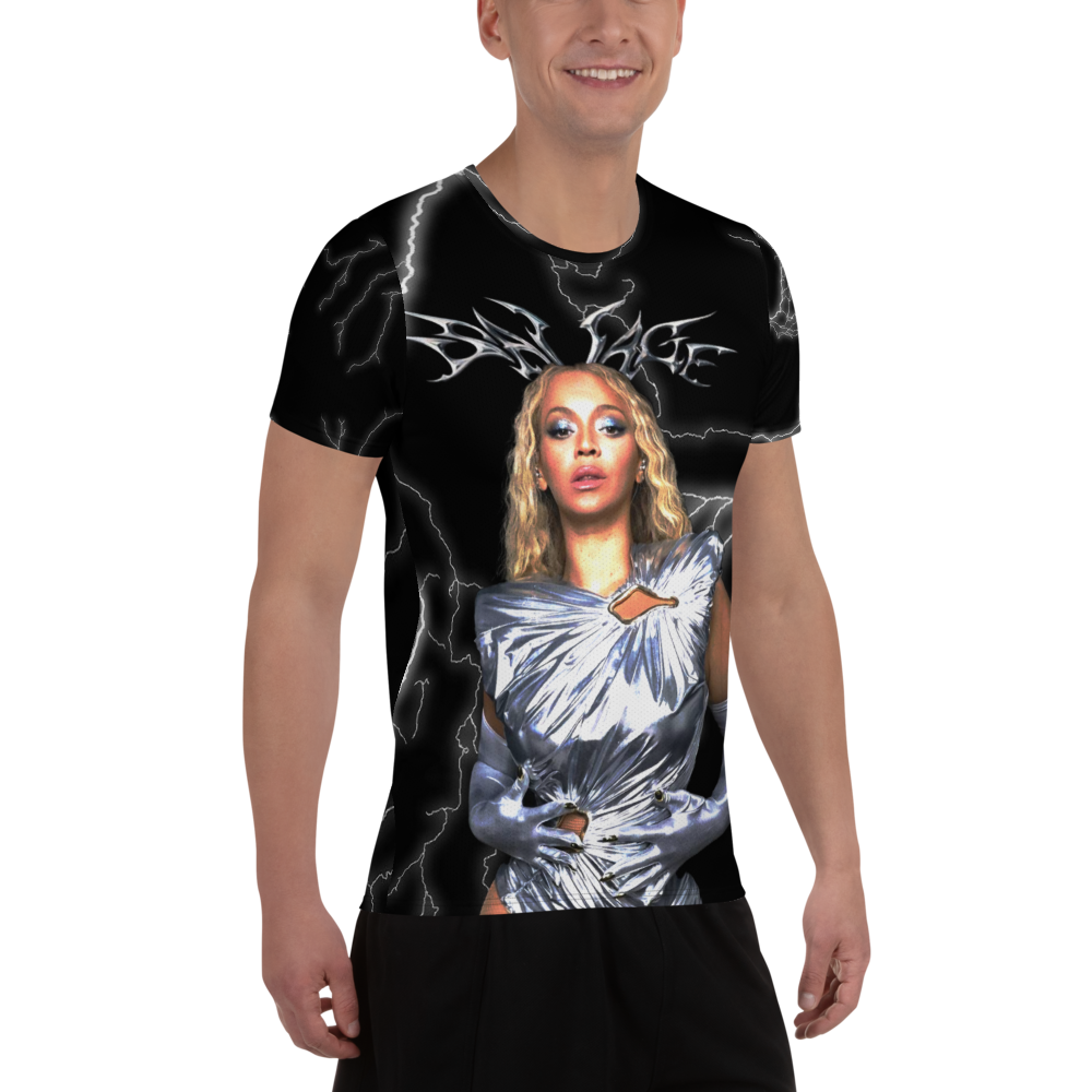 Beyoncé All-Over Print Men's Athletic T-shirt