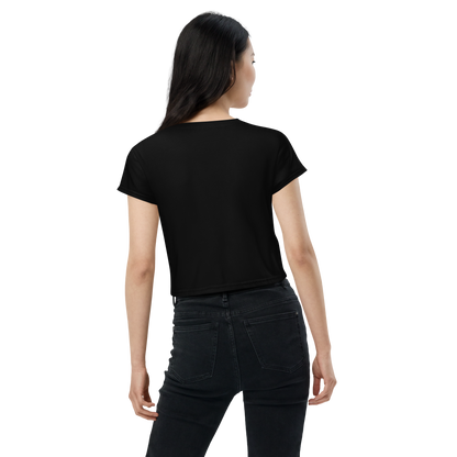 Black  Crop Tee