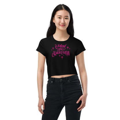 Black  Crop Tee