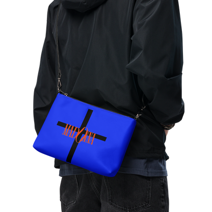 Madonna on Blue Crossbody bag