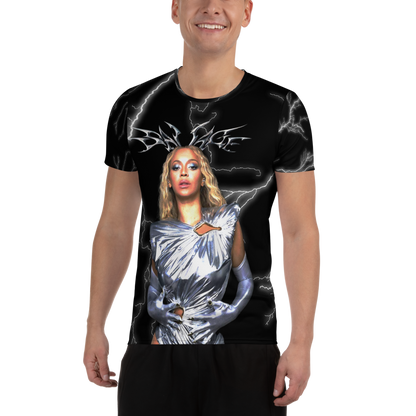 Beyoncé  All-Over Print Men's Athletic T-shirt