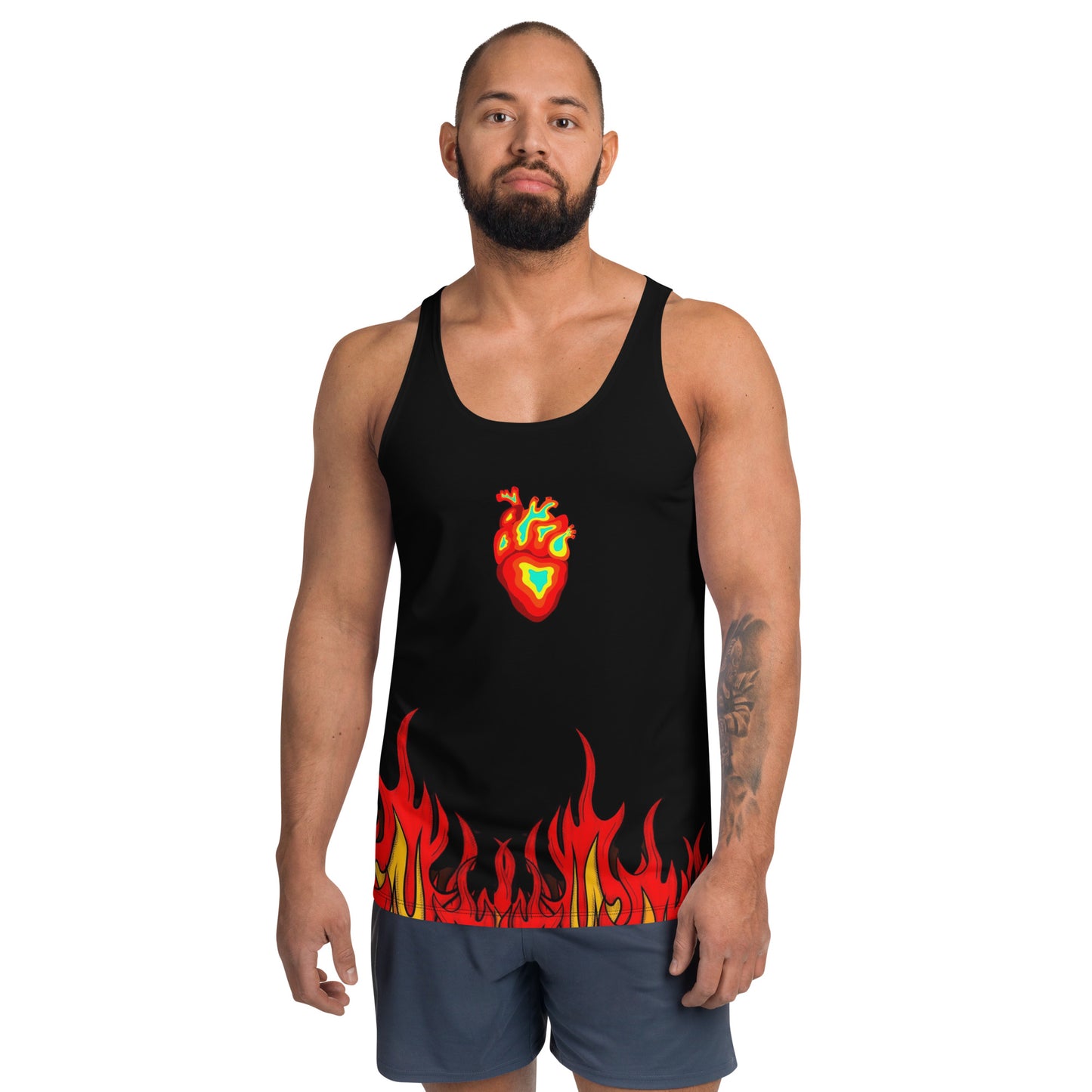 Fire Unisex Tank Top