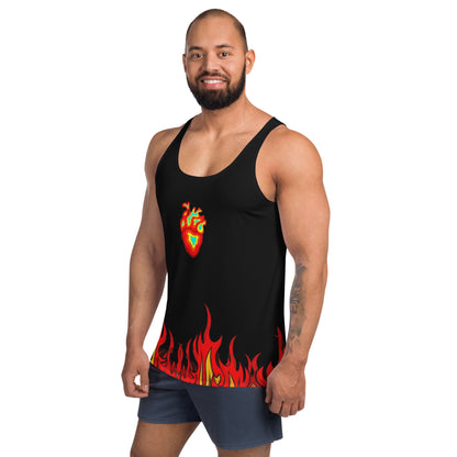 Fire Unisex Tank Top