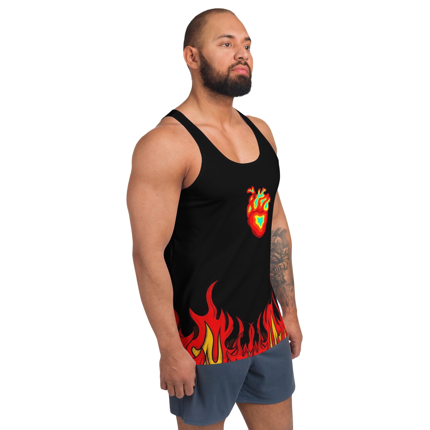 Fire Unisex Tank Top