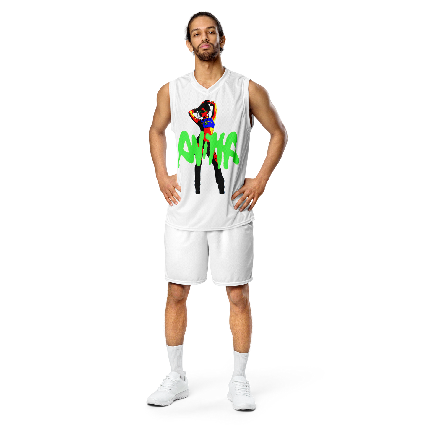 Anitta Recycled unisex basketball jersey