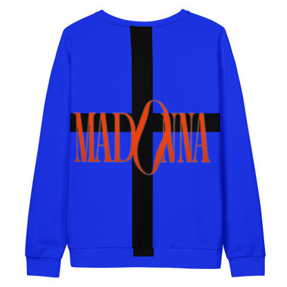 Madonna on Blue Unisex Sweatshirt