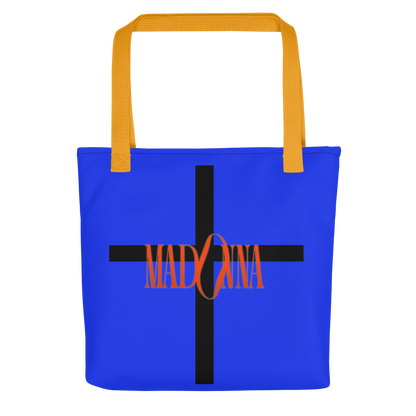 Madonna on Blue. Tote bag