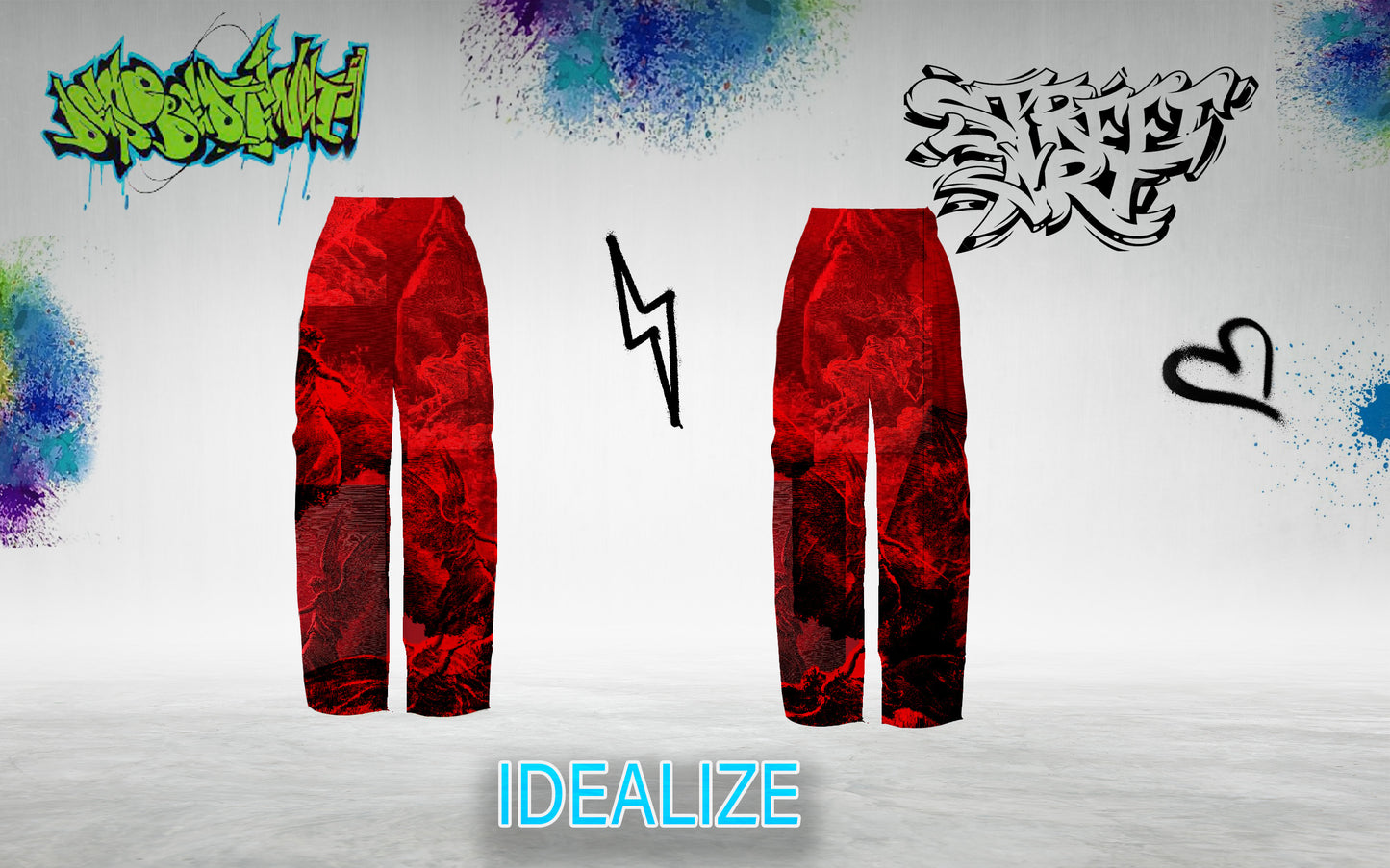 The Red Judgment track pants